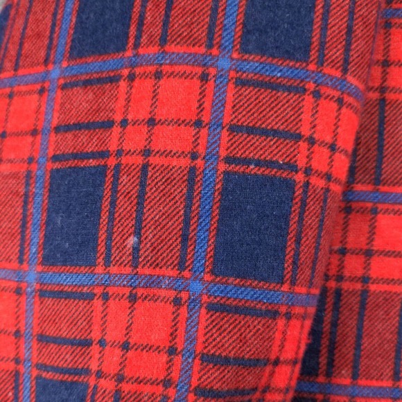 Outdoor Exchange Men's Flannel Shirt Jacket Shacket Multi Large Plaid Vintage - Picture 6 of 16